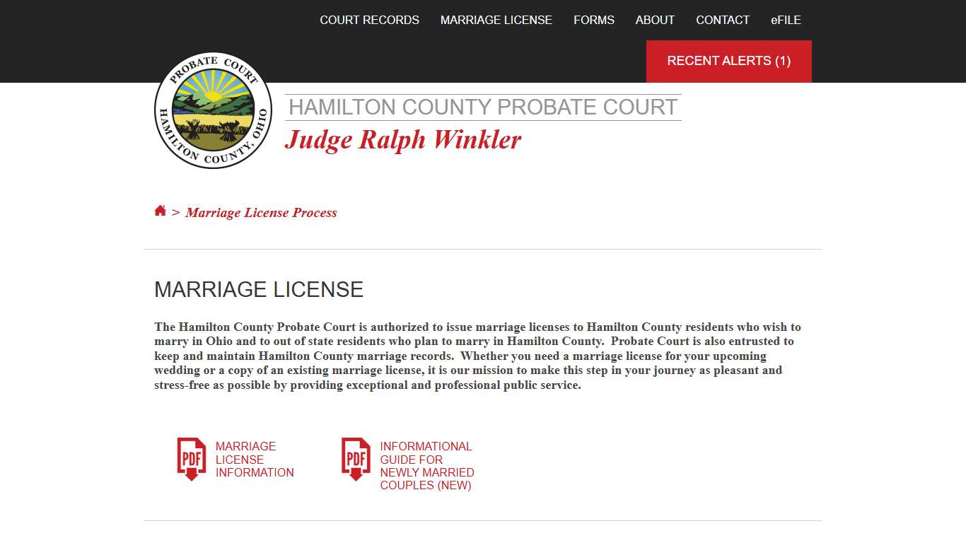 Marriage License Process